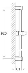 Grohe New Tempesta Cosmopolitan - Sprchová tyč, 90 cm, chrom 27522000
