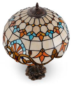 Brilagi - Tiffany vitrážová stolní lampa MIRABELLA 1xE27/60W/230V