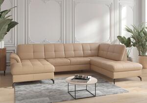 SEDACÍ SOUPRAVA, textil, kůže, cappuccino Sit & More - Sedací soupravy, Online Only