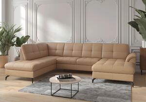 SEDACÍ SOUPRAVA, textil, kůže, cappuccino Sit & More - Sedací soupravy, Online Only