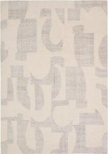 Šedý/béžový ručně tkaný vlněný koberec 200x300 cm Norela – Kave Home