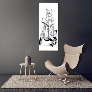 Vertikální Foto obraz na plátně Kočičí muž ocv-104222279