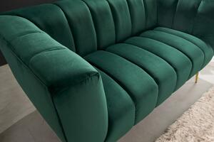 Pohovka NOBLESSE 2M 165 CM smaragdově zelená samet Nábytek | Obývací pokoj | Sedací soupravy a pohovky | Pohovky | Všechny pohovky