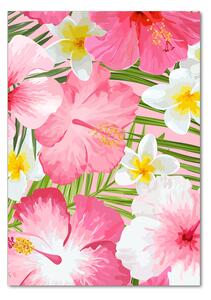 Vertikální Fotoobraz na skle Tropické květiny osv-104523837