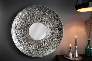 Stříbrné nástěnné zrcadlo Unique