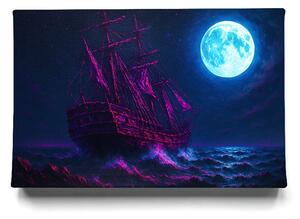 KRAFTHOUSE.EU Moonlit Phantom – obraz na plátno Premium Canvas (100% bavlna) | Různé rozměry Velikost: 40 x 30 cm