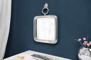 Stříbrné nástěnné zrcadlo Portait 35 cm