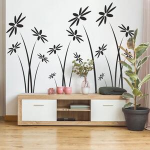 INSPIO - výroba dárků a dekorací - Samolepky na zeď - Sisi květiny ve vlastní barvě