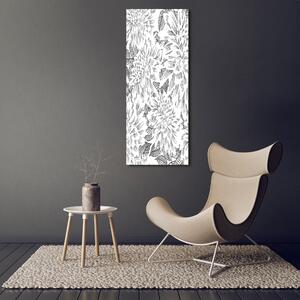 Vertikální Moderní obraz canvas na rámu Pivoňka ocv-104657062