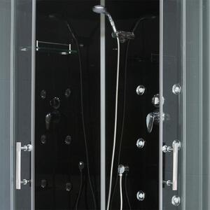 Roltechnik outlet Hydromasážní sprchový box BONDY BLACK 90x90x215cm