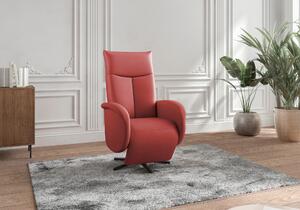 RELAXAČNÍ KŘESLO, kůže, červená Sit & More - Online Only křesla & taburety, Online Only