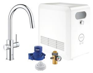 GROHE Blue Professional - Sada s C-výpustí a vytahovacím perlátorem, Chrom 31325002