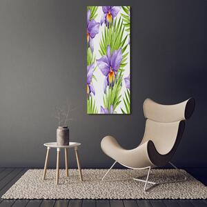 Vertikální Foto obraz skleněný svislý Orchidej a palmy osv-104930061