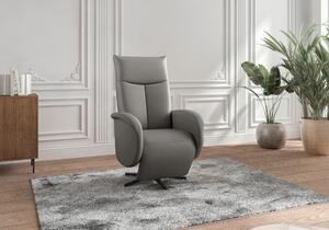 RELAXAČNÍ KŘESLO, kůže, mokka Sit & More - Online Only křesla & taburety, Online Only