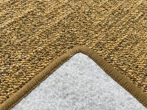 Kusový koberec Alassio zlatohnědý Kruh Ø 67 cm
