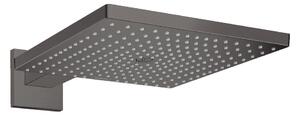 Hansgrohe Raindance E horní sprcha 300 1jet se sprchovým ramenem, kartáčovaný černý chrom 26238340