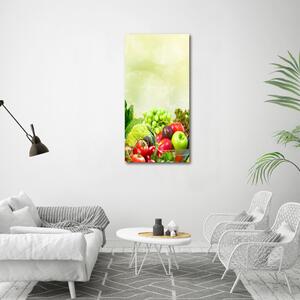Vertikální Fotoobraz na skle Zelenina a ovoce osv-105452592