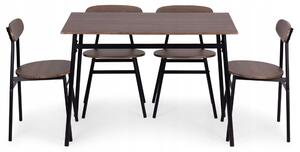Jídelní set do kuchyně jídelny stůl + 4 židle OSLO ModernHome