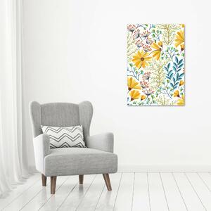 Vertikální Foto obraz canvas Polní květiny ocv-105514933