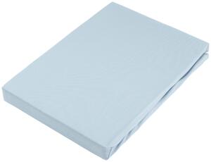 BOXSPRINGOVÉ PROSTĚRADLO, žerzej, světle modrá, 90/220 cm Novel - Prostěradla