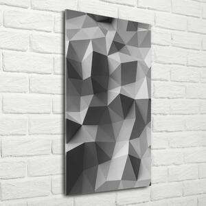 Vertikální Fotoobraz na skle Abstrakce trojúhelníky osv-105539676