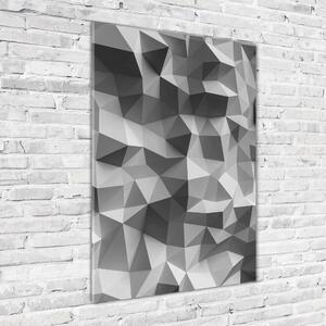 Vertikální Fotoobraz na skle Abstrakce trojúhelníky osv-105539676