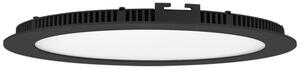 Led panel Ecolite Lada - černá, kruh 17 cm, 12W