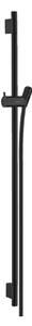 Hansgrohe Unica - Sprchová tyč S Puro 90 cm se sprchovou hadicí, matná černá 28631670