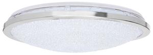 Stropní LED svítidlo Ecolite Atmos - chrom, ⌀28 cm, 18W