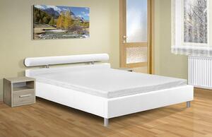 Moderní manželská postel Doroty 180x200 cm Barva: eko bílá