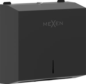 Mexen Verno-L, zásobník papírových ručníků, černá matná, 70K410-70