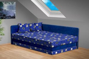 Levná postel Robin 120x200 cm Barva: Modrá