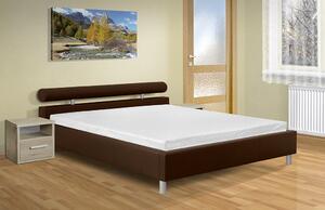 Moderní manželská postel Doroty 160x200 cm Barva: eko hnědá