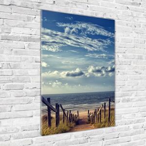 Vertikální Foto obraz skleněný svislý Stezka na pláž osv-105624494