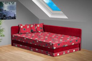 Levná postel Robin 120x200 cm Barva: červená