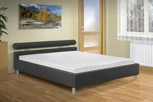 Moderní manželská postel Doroty 140x200 cm Barva: eko černá