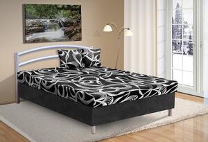 Čalouněná postel s úložným prostorem Andre 140x200cm Barva: hnědá/53676-6-1044