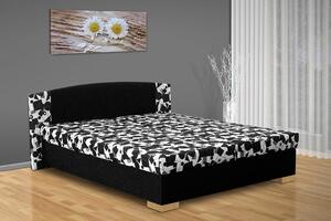 Manželská postel s úložným prostorem Kamila Barva: černá/56327-001