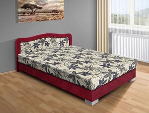 Levná postel s úložným prostorem Apollo 200x140 Barva: bordó/šedá