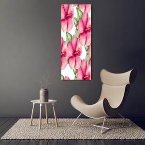 Vertikální Fotoobraz na skle Tropické květiny osv-105950649