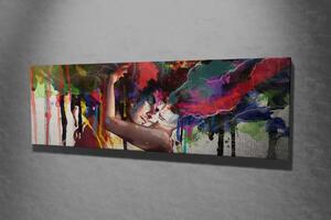 ASIR Obraz na plátně VÁŠNIVÉ OBJETÍ 80 x 30 cm