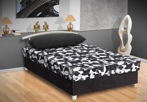 Levná postel s úložným prostorem Katy 120 Barva: černá/56327-001