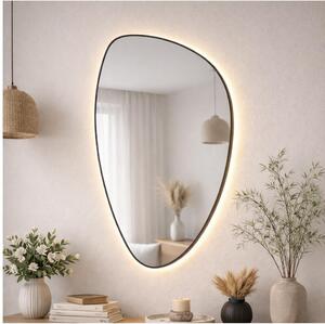 Baltica Design-LED Zrcadlo s pods. STONE FLUID 15W/230V 2700K 92x55 cm IP65 čer