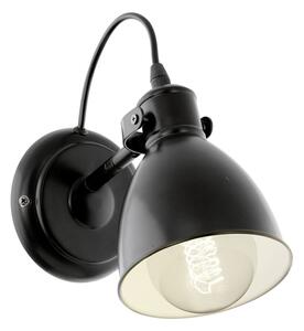 Eglo 55261 - Nástěnná lampa PRIDDY 1xE27/40W/230V černá