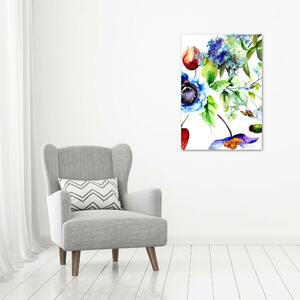 Vertikální Foto obraz canvas Polní květiny ocv-106665357