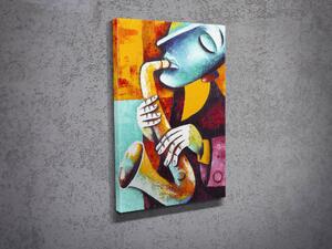 ASIR Obraz na plátně SAXOFONISTA 30 x 40 cm
