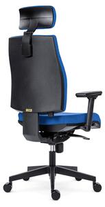 ANTARES kancelářská židle 1880 SYN Armin PDH, nosnost 130 kg, Mechanika: SL s posuvem sedáku, Hlavová opěrka: Ano, Područky: AR40 PU, Kříž: Plastový černý. Židle je v plné výbavě