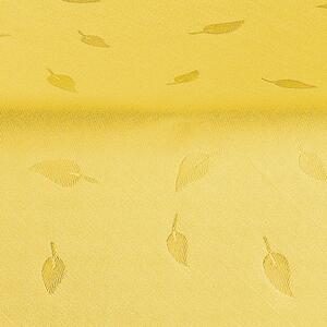 Ubrus Veba ATHOS Lístky žlutá Velikost: 75x75 cm