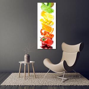 Vertikální Fotoobraz na skle Zelenina a ovoce osv-106881657