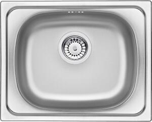 DEANTE - Techno nerez dekor - Nerezový dřez, 1 - bowl ZEU_310A
